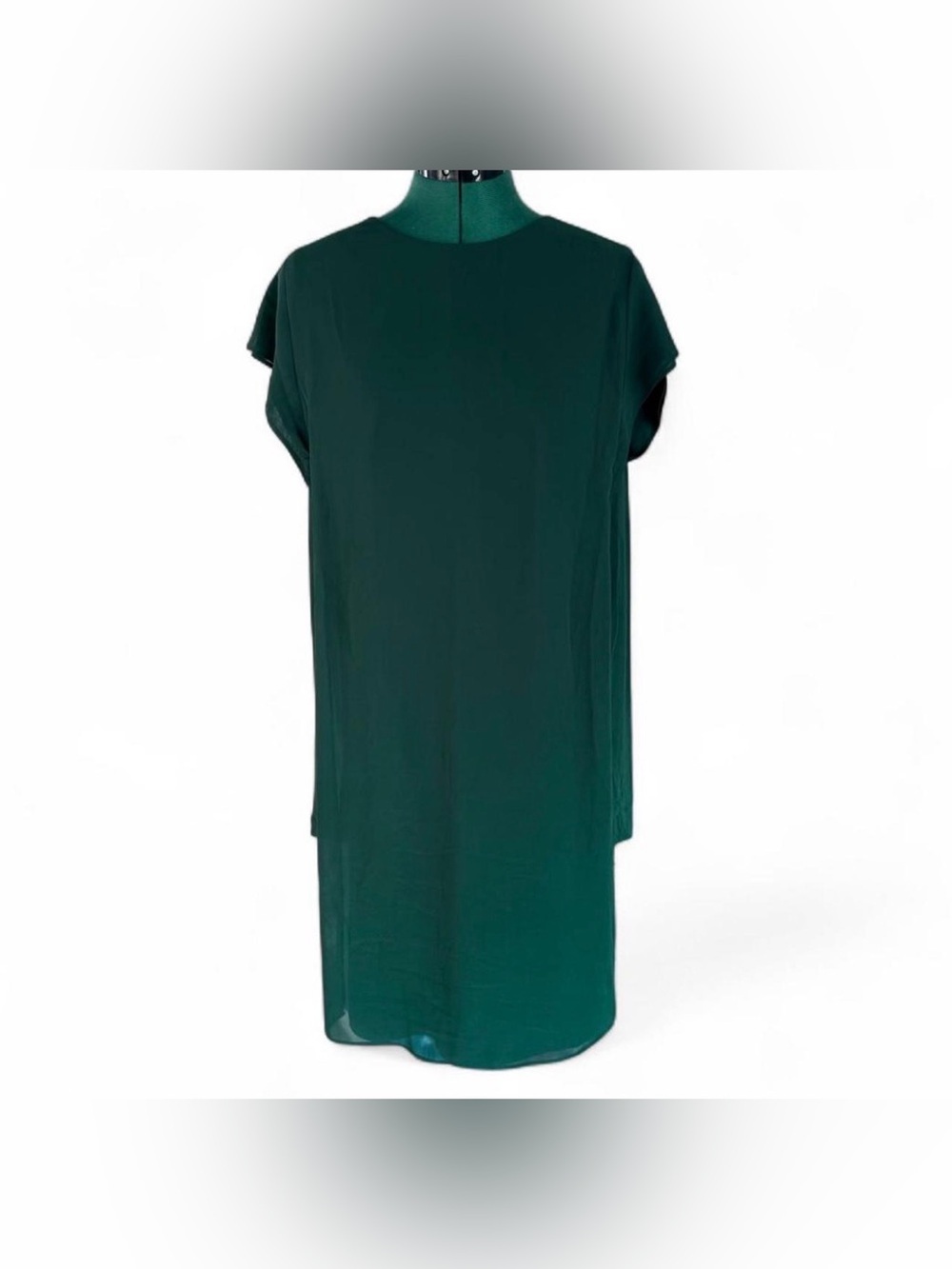 Chatelaine Women’s Emerald Green Short-Sleeve Shift Tunic